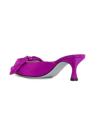 Fuchsia satin Solis mules ROBERTO FESTA | SOLISFUXIA